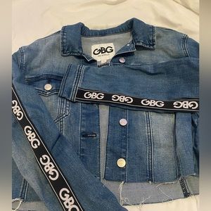 GBG Los Angeles Cropped Jean Jacket